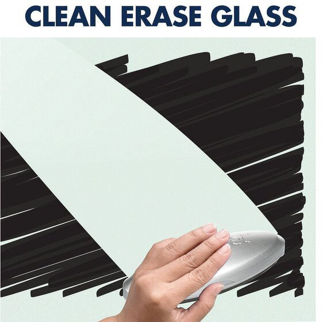 Quartet Glass Whiteboard, Magnetic Dry Erase White Board, 39" x 22", Wide Format