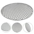 thumbnail image 2 of BUYISI 18-30CM Diameter Stainless Steel 304 Round BBQ Charcoal Grate Barbecue Grill With Cellular Holes Grid Mesh Net Barbecue Rack 30CM, 2 of 5
