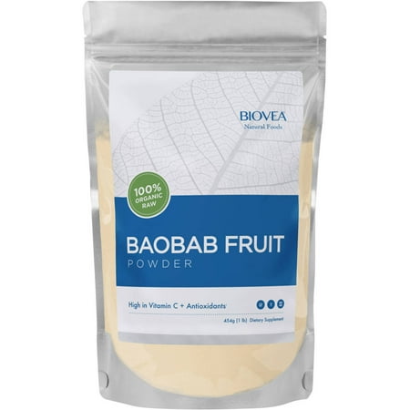 Biovea Organic Baobab Powder, 1.0 Lb