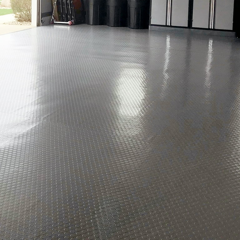 Costco Rubber Garage Flooring Mats X Three Of Them Overlap, 49 OFF