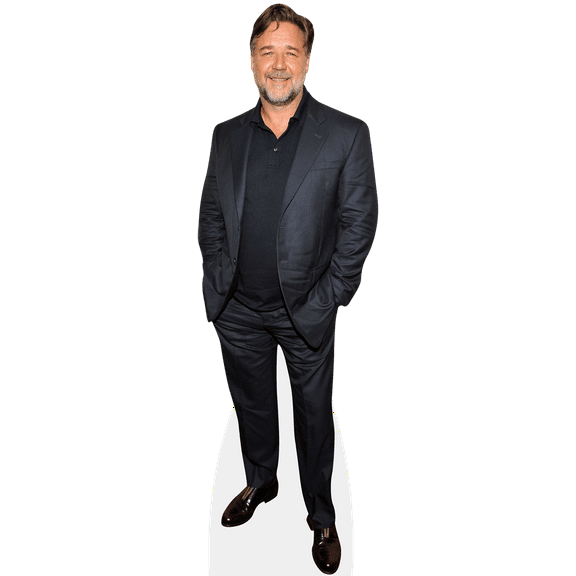 Russell Crowe (Black Suit) Lifesize Cardboard Cutout Standee