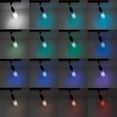 thumbnail image 4 of FSLiving J Type Track Lighting, Glass Ceiling Spotlight Remote Control, Color Changing RGB Tunable White A19 Smart Bulb Dome Lights for Kitchen Island Shopwindow Disco Ball - Set of 3, 4 of 8
