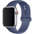 thumbnail image 1 of Correa de silicona para Apple Watch, banda de 44mm, 40mm, 45mm, 41mm, Ultra 49mm, 42mm, 38 44 45mm, pulsera para Apple watch series 7 8 se 3 4 5 6, 1 of 4