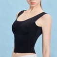 thumbnail image 3 of Lilgiuy Woman No Breast-Wiping And Chest-Wrapping Sports Bras Yoga Underwear，Black，16 2022 Fall Winter, 3 of 5