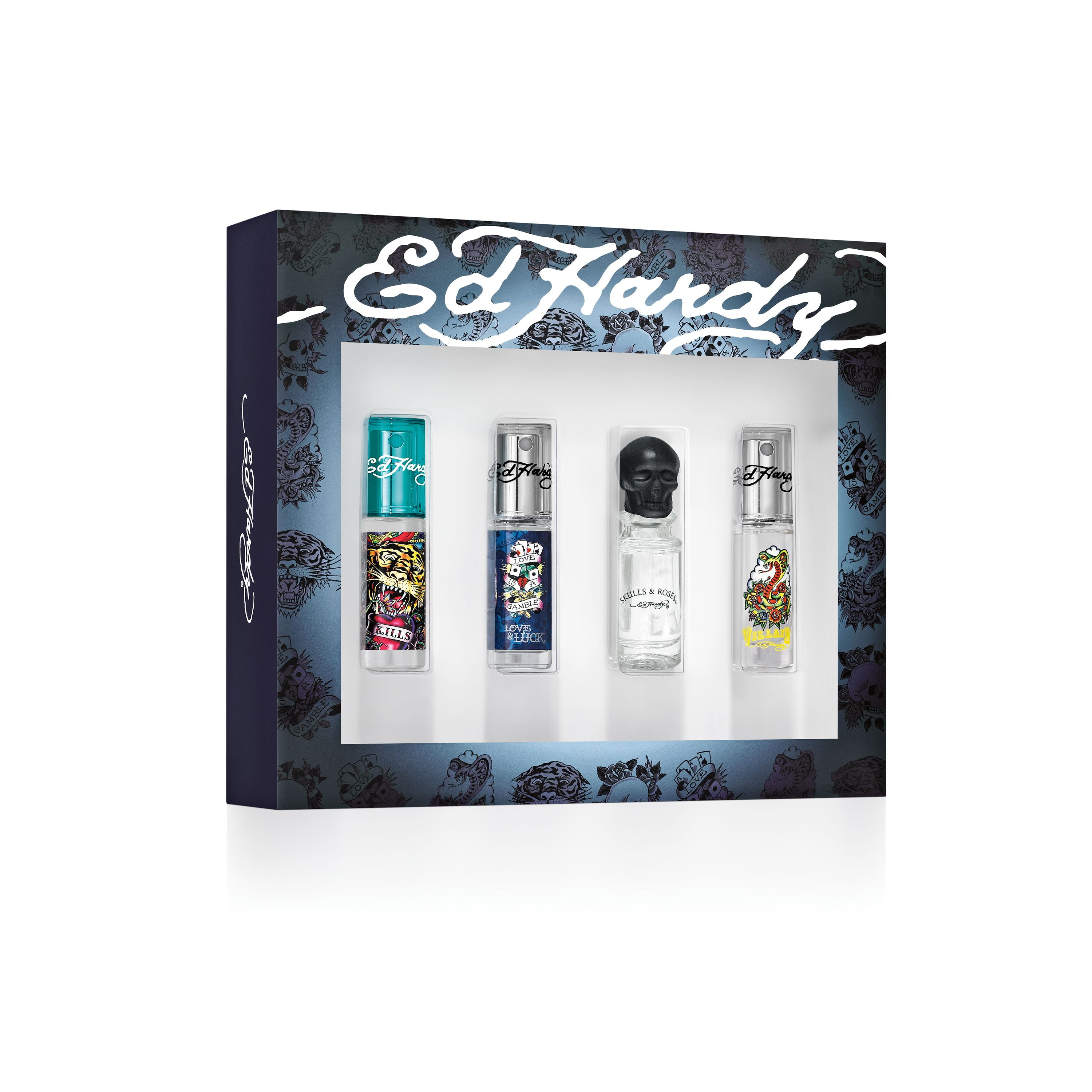 Ed Hardy Fragrance Collection for Men, 4 pc