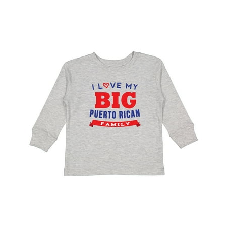 

Inktastic Big Puerto Rican Family Reunion Gift Toddler Boy or Toddler Girl Long Sleeve T-Shirt