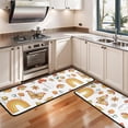 thumbnail image 3 of Kitchen Rugs Sets Of 2,Red Mushroom Rainbow White Pattern Anti Fatigue Kitchen Mat Rugs Non Slip Washable,Decorative Kitchen Floor Mats for Kitchen,Sink,Laundry,17"x47"+17"x47", 3 of 5