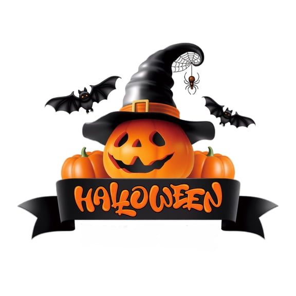 Halloween Window Clings 15X12 Inch Spooky Halloween Decor Halloween Window for Glass Home Party Office Haunted House 1 Pack