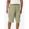thumbnail image 2 of KingSize Men's Big & Tall 12" Side Elastic Cargo Short With Twill Belt, 2 of 5