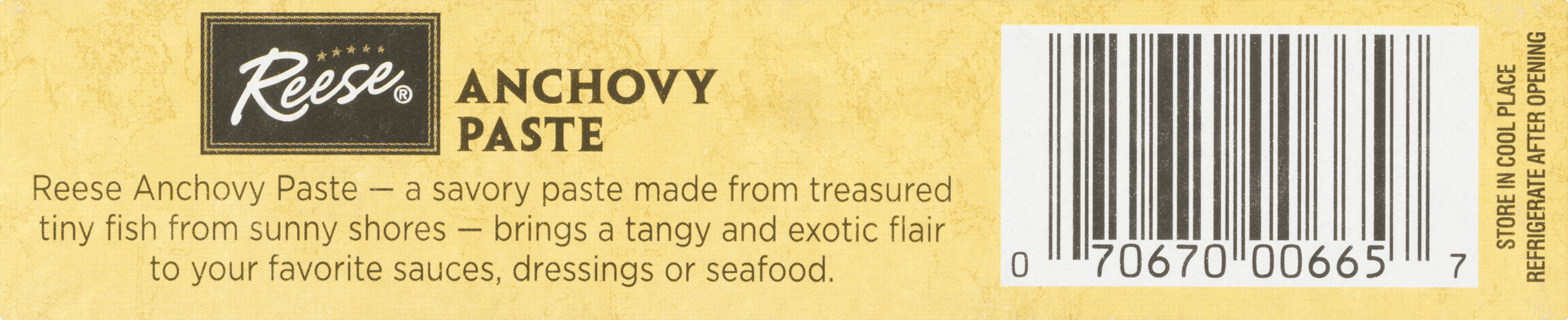 Reese Anchovy Paste Nutrition Facts Runners High Nutrition