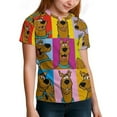 thumbnail image 6 of Scooby Doo Kid's T-Shirt Short Sleeve T-Shirt Tops Summer Tee Shirt for Boys Girls 150CM, 6 of 8