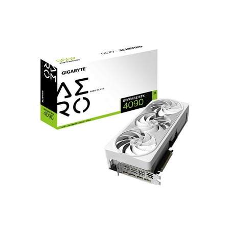 GIGABYTE - NVIDIA GeForce RTX 4090 Aero OC 24GB GDDR6X PCI Express 4.0 Graphics Card - White