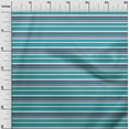 thumbnail image 2 of oneOone Tissu Popeline de Coton Rayures Horizontales Tissu Imprimé au Mètre 56 Pouces de Large, 2 of 4
