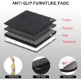 thumbnail image 3 of Protectores antideslizantes para muebles Yelanon, 56 piezas, fieltro y goma, 3 of 7