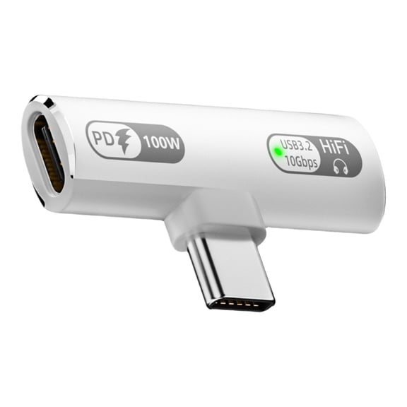 USB C Audios and Charging Adapter Type C Headphone Adapter USB C to USB C Headphone and Charger Adapter Support PD100w