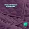 thumbnail image 5 of Bare Home Quilt Set - 2 Piece - Diamond Stitched Bedspread Coverlet - Twin/Twin XL, Plum, 5 of 8