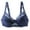 Blue, variant on Aofany Women's Push up Lace Bra Unlined Plus Size Wired Support Unpadded See-Though Bra Everyday Bras, 34E-48E