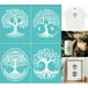 thumbnail image 1 of Plantillas de serigrafía para árbol genealógico (2 unidades). Plantillas reutilizables y autoadhesivas para pintar el árbol de la vida., 1 of 9