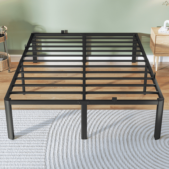 Bel Ark Full Bed Frame 18 Inches Heavy Duty and Storage Space Metal Platform, Full