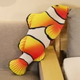 thumbnail image 2 of Realistic Fish Plush Pillow, Soft Stuffed Fish Toy Cushion, Lifelike Simulation Fish Doll for Sofa Bed Decor, Comfortable Hug Pillow Plush Toy, 2 of 8