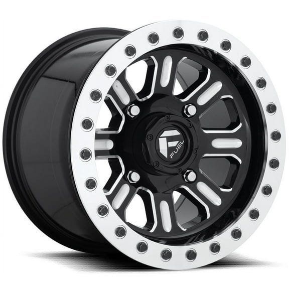 Fuel Hardline Beadlock 15x7 ATV/UTV Wheel - Gloss Black (4/137) 5 2