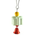 thumbnail image 2 of Flmtop Pet Hamster Chinchilla Parrot Bird Rabbit Teeth Grinding Stone Chew Bell Toy, 2 of 7