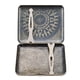 thumbnail image 5 of Estuche para cigarrillos de metal de bronce retro con bolsillo de doble cara para 20 cigarrillos (n.° 6), 5 of 11