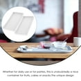 thumbnail image 5 of OHOIOLLA Snack Platter Material White 2Pcs 8.1x4.13x0.79in, 5 of 6