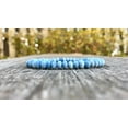 thumbnail image 3 of Natural Owyhee Blue Opal 8mm rondelle Shape smooth Cut Beads Stretchable Bracelet for Men & Women., 3 of 3