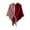 Burgundy, variant on Shawls Wraps Women Triangle Sweater Scarf Warm Wool Blend Cape Cold Weather Neck Warmer Winter Fall Accessory Brown