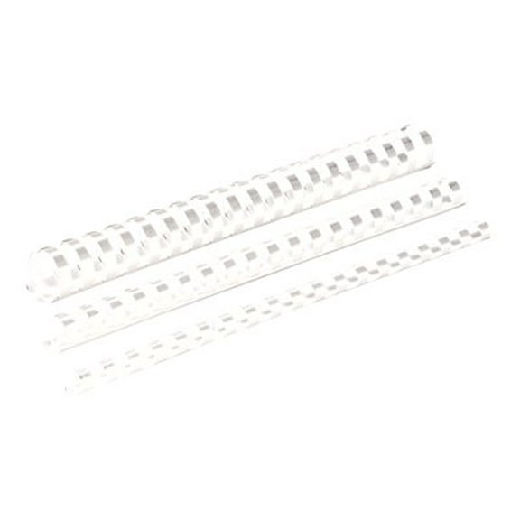 Fellowes - 0.39 in - 21 rings - A4 (8.25 in x 11.7 in) - 55 sheets - white - 100 pcs. plastic binding comb - for Fellowes Galaxy 500, Orion 500, Pulsar 300, Quasar 500, Star 150, Starlet 2, Starlet 2