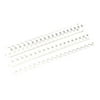 Fellowes - 0.39 in - 21 rings - A4 (8.25 in x 11.7 in) - 55 sheets - white - 100 pcs. plastic binding comb - for Fellowes Galaxy 500, Orion 500, Pulsar+ 300, Quasar+ 500, Star 150, Starlet 2, Starlet 2+