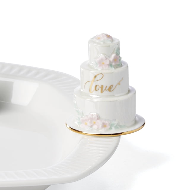 Charm Lenox 894345 para pastel de boda Profile Popper de porcelana