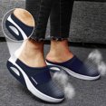 thumbnail image 7 of CBGELRT Womens Casual Slip On Shoes with No Back Platform Shoes for Women Fashion Casual Breathable Lightweight Platform Shoes Sport Running Shoes Casual Canvas Shoes Men Women Slip On, 7 of 7