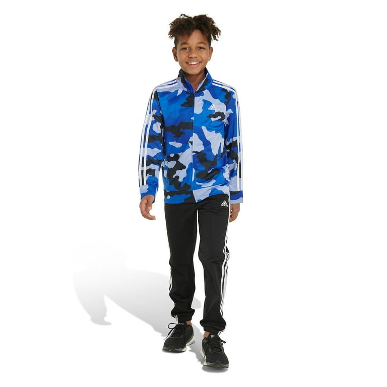 Boys 8-20 adidas 3-Stripe Tricot Track Jacket & Track Pants Set