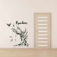 thumbnail image 2 of Freedom - Tree Trunk Silhouette Birds Tree Trunk Silhouette Design Vinyl Wall Art Sticker Wall Decal Home Kids Nursery Room Study Room Kinder Boys Girls Décoration Design Wall Decor Size (40x24 inch), 2 of 3