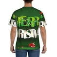 thumbnail image 2 of Rocae Merry Christmas for Men's Moisture-Wicking Crew Tee - T-Shirt for Sports, Outdoor Activities, and Casual WearSmall, 2 of 9