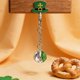 thumbnail image 4 of 1 llavero de trébol de la suerte con forma de trébol de cuatro hojas, colgante de bola de cristal, para el Día de San Patricio, regalo de Pascua, bolsa de regalo, regalo de cumpleaños, fiesta, colgant, 4 of 7