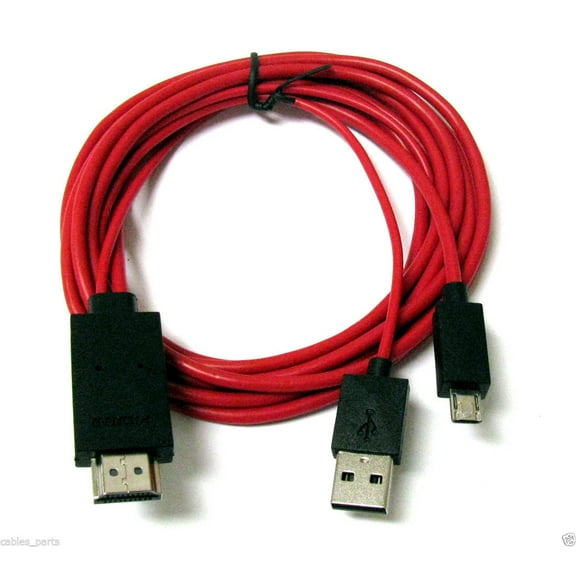 CableVantage 2M MHL Adapter Micro USB To HDMI HDTV Cable For Samsung Galaxy S4 S3 Note2