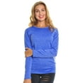 thumbnail image 2 of Angelina Lady's Fleece Lined Crew Neck Long Sleeves Thermal (3-Pack), 2 of 4
