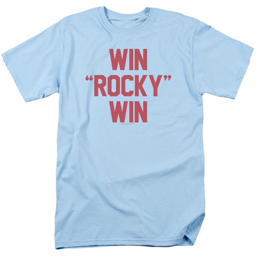 Rocky Win Rocky Win Adult 18/1 T-Shirt Light Blue - Walmart.com