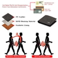 thumbnail image 3 of LOUEBICA Mens Wallet Leather RFID Blocking Large Capacity Trifold Wallet for Men with 10 Card Holders, 3 of 7