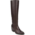thumbnail image 1 of Naturalizer Womens Fae  Leather Wide Calf Knee-High Boots, 1 of 3