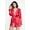 Red, variant on Sweet Surrender Satin Robe 60078-WHITE