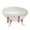 Pink, variant on Elevated Acrylic Pet Bed for Cats with Strong Support Frame and Comfortable Resting Indoor Use