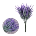 thumbnail image 6 of Zoyueyie 6pcs Artificial Flocked Lavender Bouquet Bridal Purple Flower for Wedding, 6 of 10