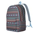thumbnail image 2 of Unisex Bohemian Style Rucksack, Print Zipper Backpack with Front Pocket, Lightweight Daypack for School University Work Commute Vacation, Perfect Gift, 2 of 5