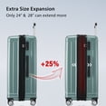 thumbnail image 3 of 3Pcs/ Set Hardside Luggage Sets Expandable Luggages Spinner Suitcase With TSA Lock Lightweight Carry On Luggage 20+24+28in, 3 of 9