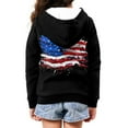 thumbnail image 4 of DISNIMO American Flag Hoodie Kids 4 of July Hoodie Girls Hoodies Zip Up Boys Sweatshirt Hoodie Sweatshirt for Girls Full Zip Hoodie Jacket Kids Hoodie Jackets Coat Hoodie Little Kids 6-7 Clothes, 4 of 7