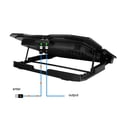 thumbnail image 2 of Inteprter Gaming Laptop Cooler Tablet Notebook Cooling Pad 5 ventiladores silenciosos 5 modos Home Office Pantalla LED Potente Cool Stand Holder Juegos de teclado y mouse para computadora Azul negro, 2 of 6